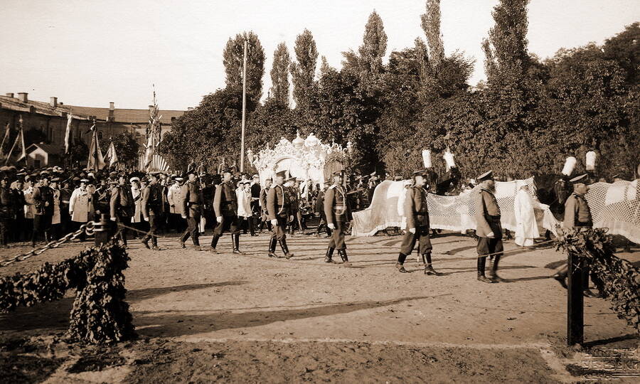 Похороны Столыпина в Киеве, 9 сентября 1911 года. 