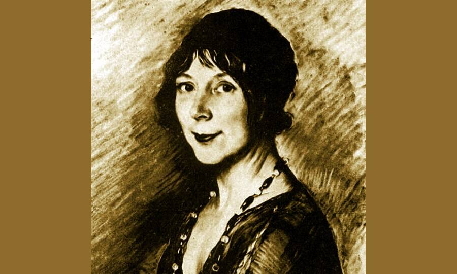Портрет Анны Карловны Бенуа (фрагмент). Художник З.Е. Серебрякова, 1924 год. 