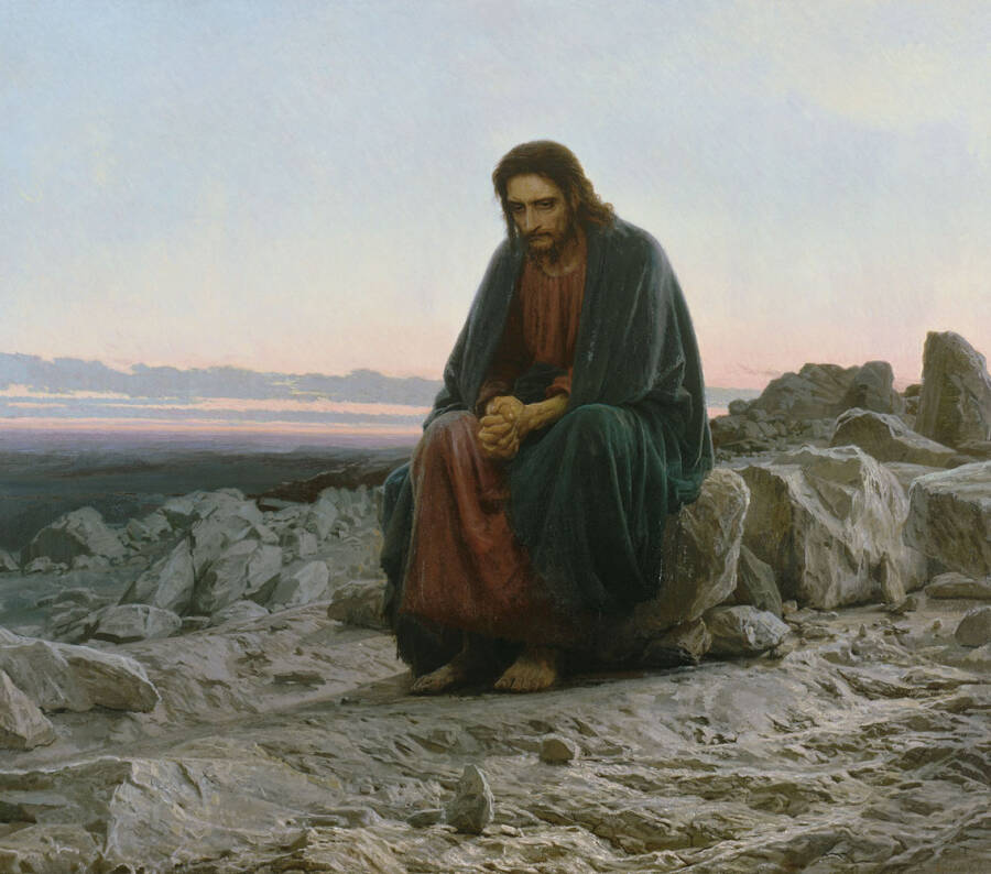 И. Н. Крамской «Христос в пустыне» 1872 год
