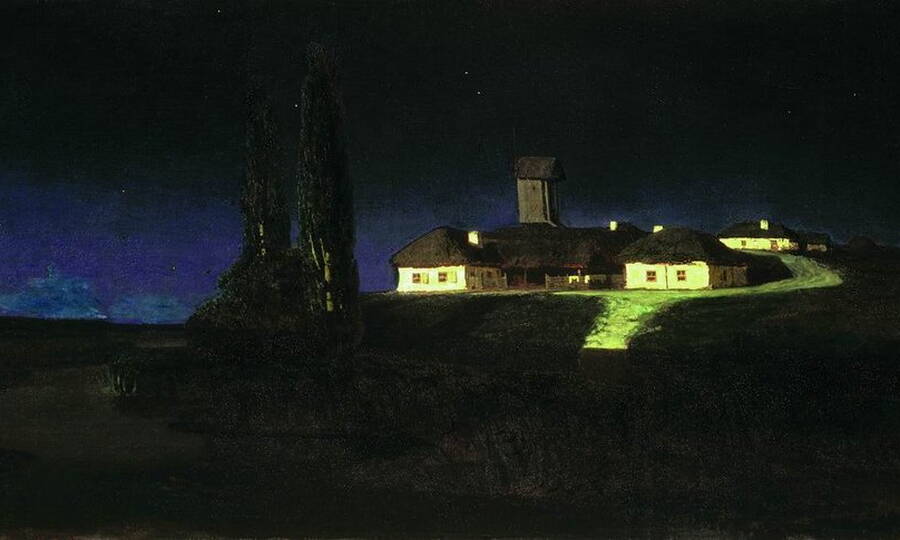 «Украинская ночь», 1876 год (фрагмент). 