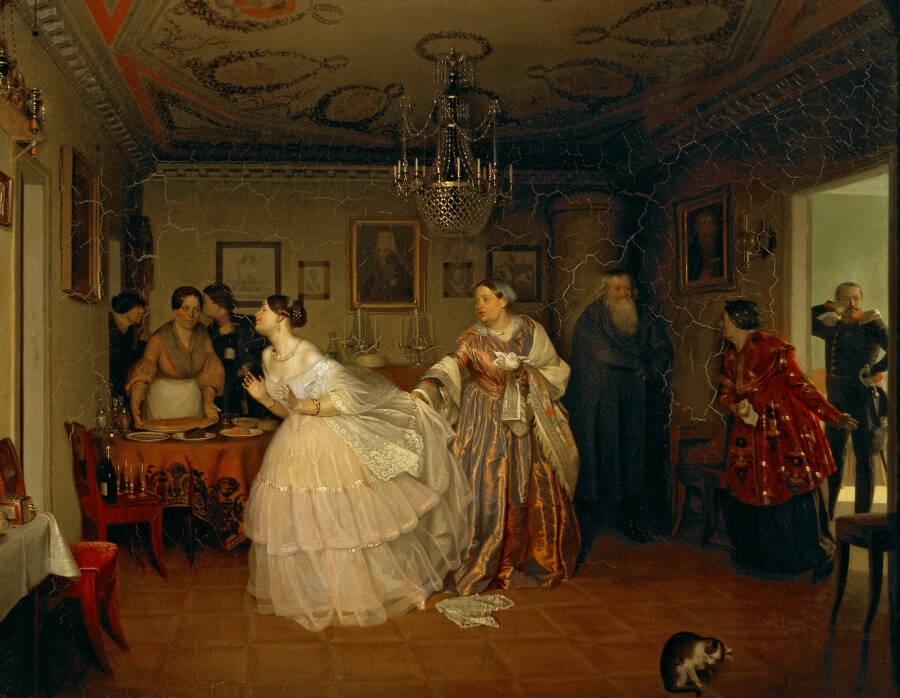 «Сватовство майора» (1848), Третьяковская галерея
