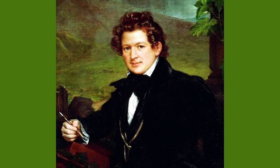 Портрет К.П. Брюллова (фрагмент). Художник В.А. Тропинин, 1836 год. 