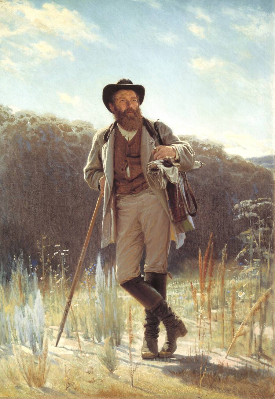 И.Н. Крамской. Портрет И.И. Шишкина, 1873 год. Из собрания Третьяковской галереи