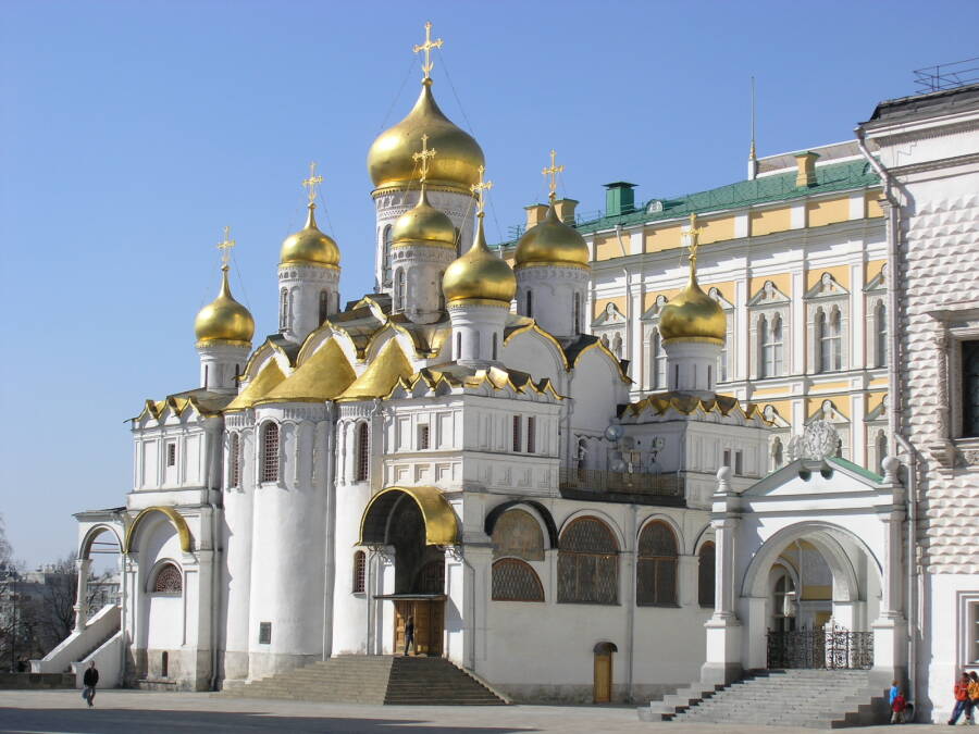 Благовещенский собор в Московском Кремле. Фото: Holger Zscheyge CC BY 2.0