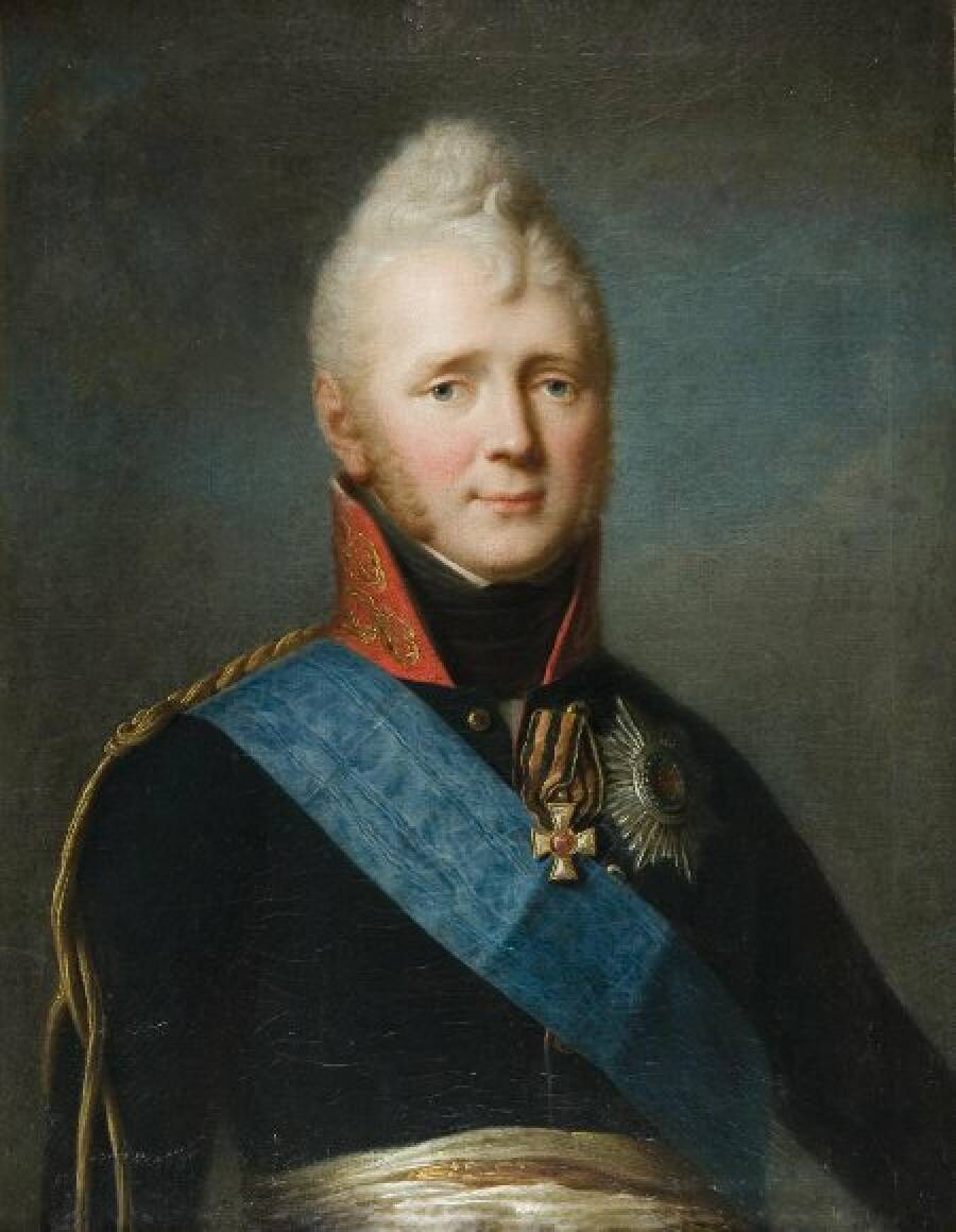 Портрет императора Александра I. Неизвестный художник. 1800-е гг.