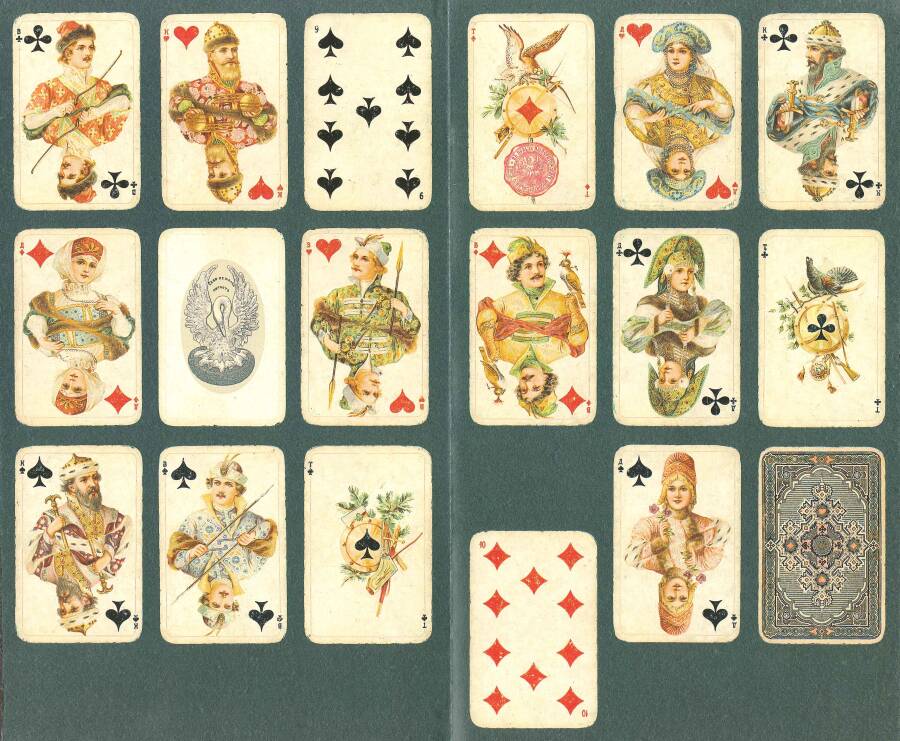Игральные карты «Русский стиль», 1911 год. Dondorf GmbH (Germany)