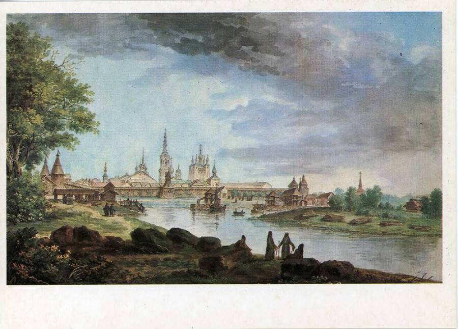 Соловецкий монастырь в конце XVIII века.