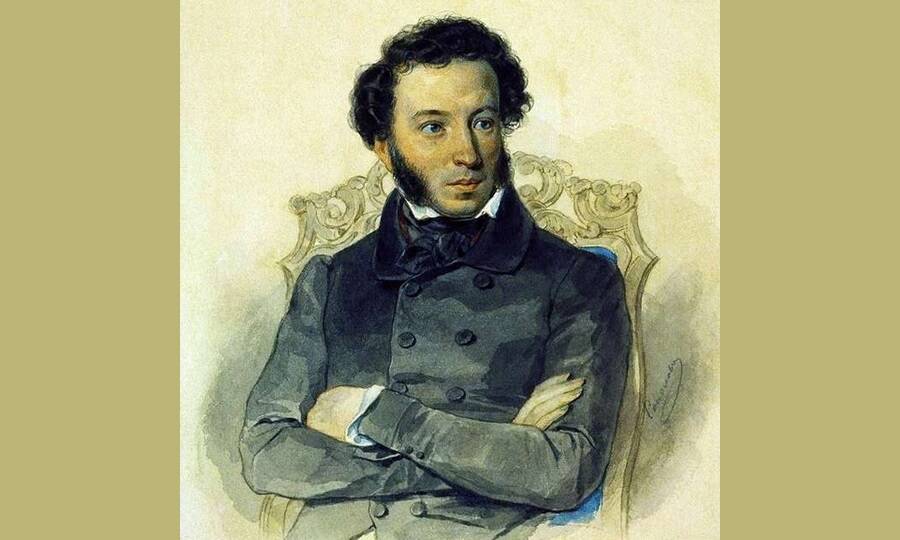 Портрет Александра Сергеевича Пушкина. Художник П.Ф. Соколов, 1836 год.