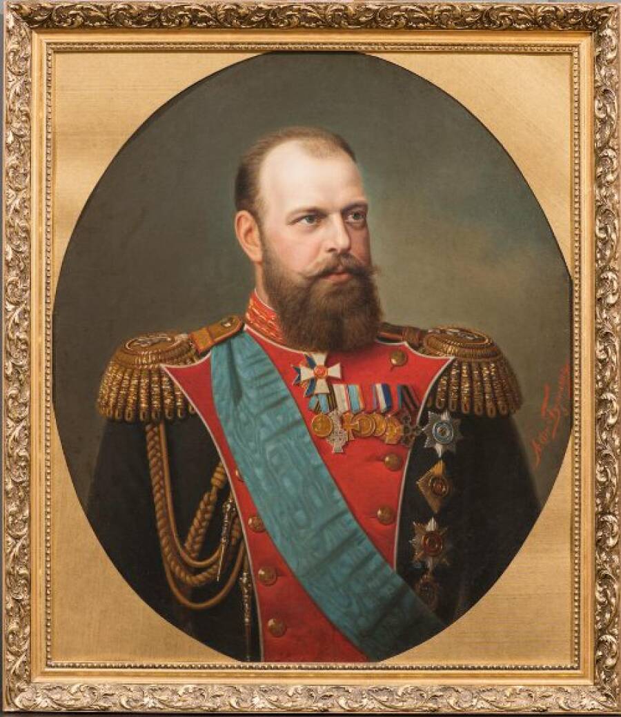 Портрет императора Александра III. А. фон Бутлер. 1880-е - начало 1890-х гг.