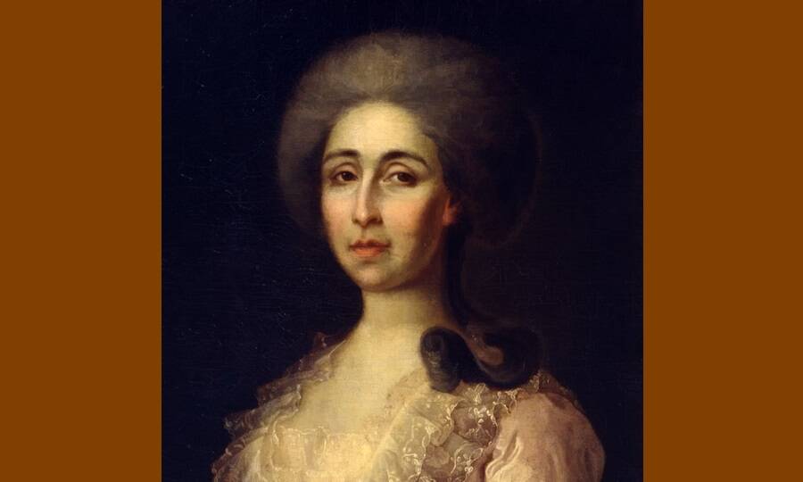 Портрет Анны Васильевны Радищевой (Рубановской). Неизвестный художник, 1780-е гг.