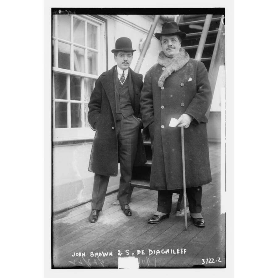 Джон Браун и С.П. Дягилев, 1911 год
