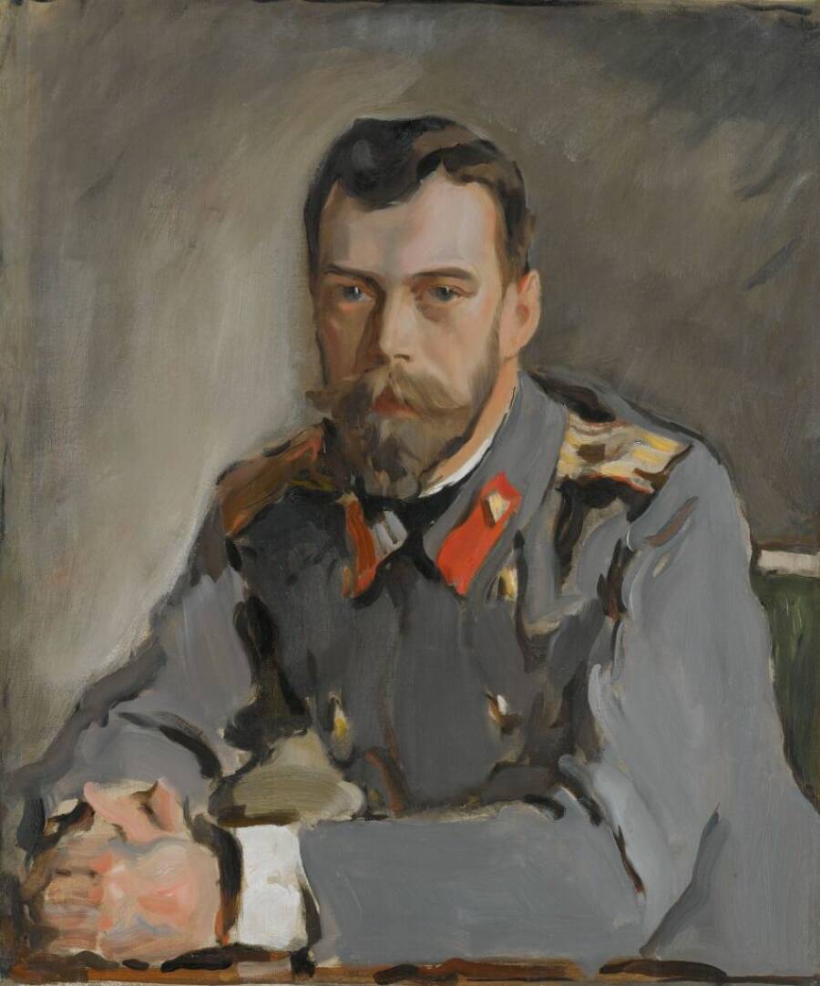 В.А. Серов. Портрет Императора Николая II (1868-1918), 1900 год. Из собрания Третьяковской галереи