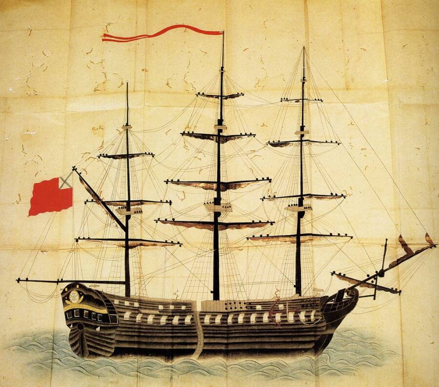 Шлюп «Диана» Василия Головнина бывала в южноафриканских портах Великобритании во время кругосветного путешествия.