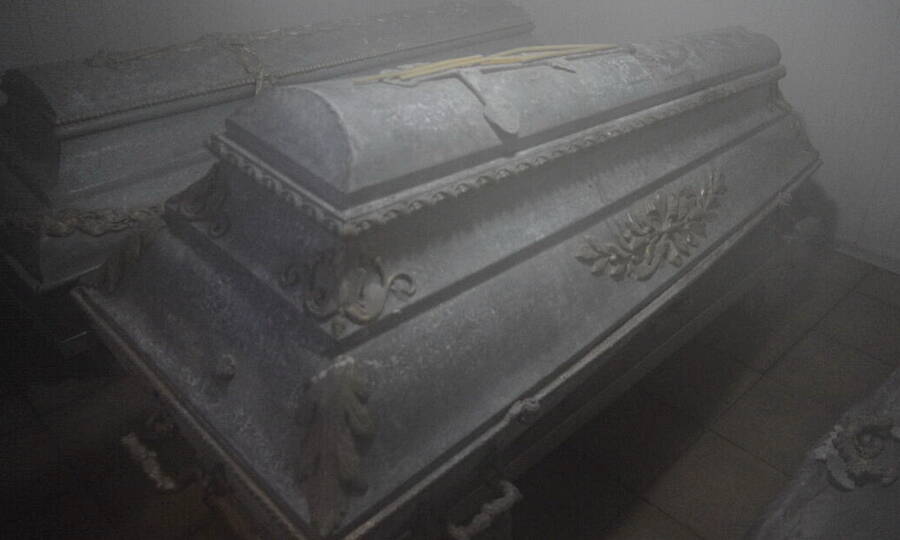  Саркофаг П.Л. Чебышёва в семейном склепе. 