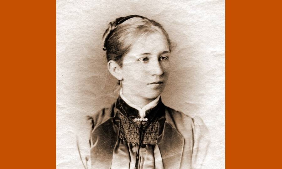 Будущая жена учёного Наталья Егоровна Старицкая, 1877 год. 