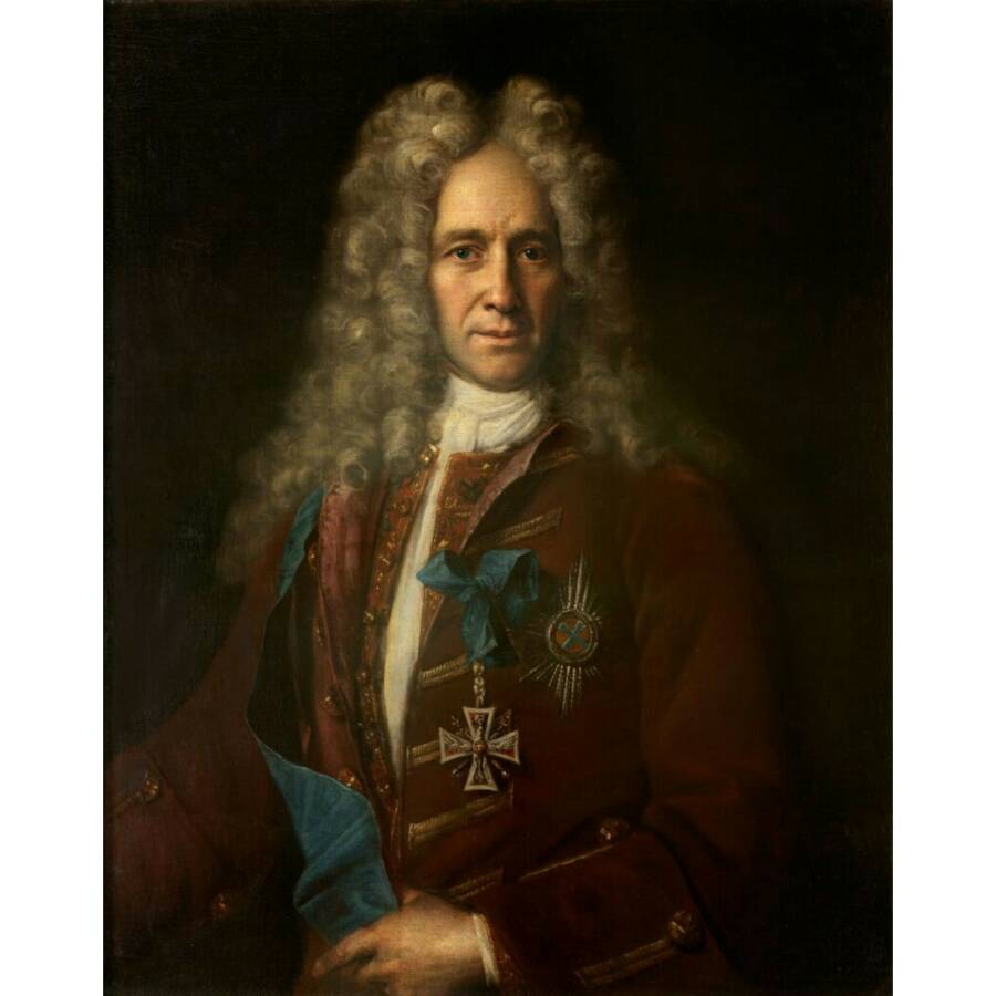 И.Н. Никитин. Портрет графа Г.И. Головкина, 1720-е гг. Из собрания Третьяковской галереи