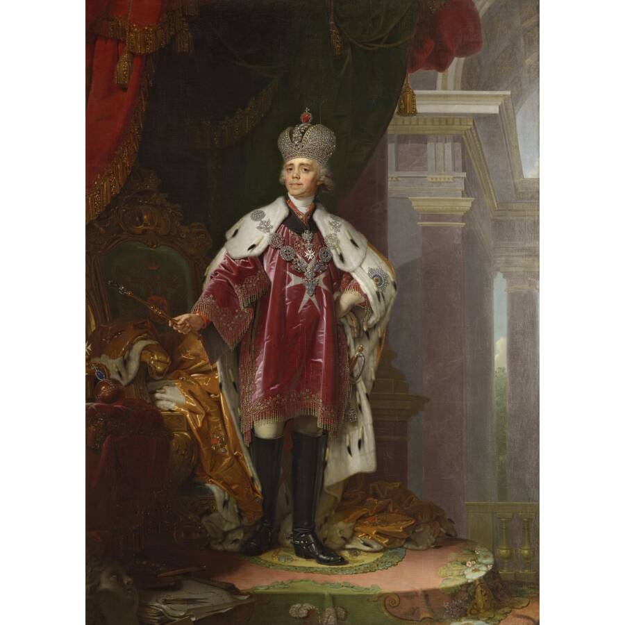 Боровиковский В. Л. Портрет Павла I, 1800 год. © Государственный Русский музей