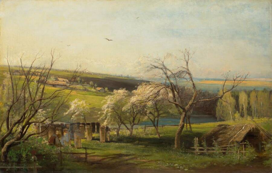 «Сельский вид», 1867 год. Из собрания Третьяковской галереи