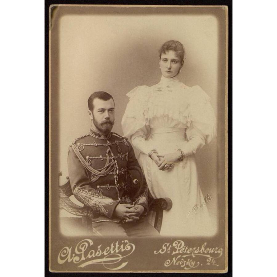 Император Николай II и императрица Александра Фёдоровна. Пазетти А.А. 1890-е гг.