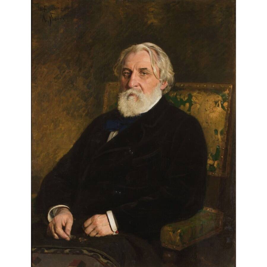 И.Е. Репин «Портрет И.С. Тургенева», 1874 год. Из собрания Третьяковской галереи