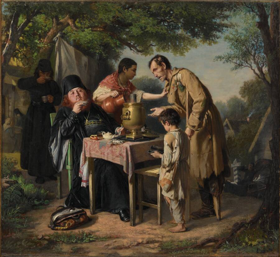 В.Г. Перов «Чаепитие в Мытищах», 1862 год. Из собрания Третьяковской галереи