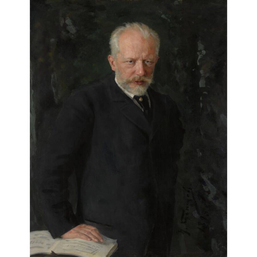 Н.Д. Кузнецов. Портрет П.И. Чайковского, 1893 год. Из собрания Третьяковской галереи