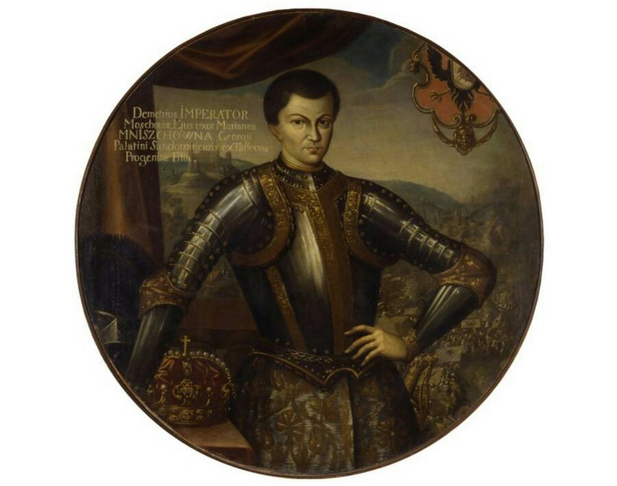 Симон Богушевич «Лжедмитрий I в коронационном облачении», 1606 год. Государственный Исторический Музей (CC BY-SA 4.0)
