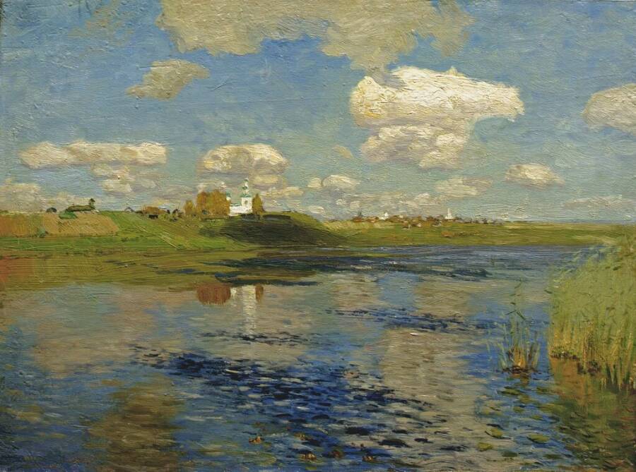 «Озеро», 1898-1899 гг. Из собрания Третьяковской галереи