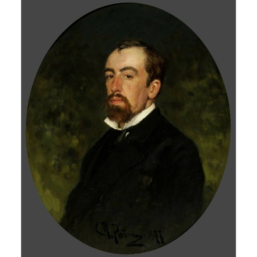 И.Е. Репин. Портрет В.Д. Поленова, 1877 год. Из собрания Третьяковской галереи