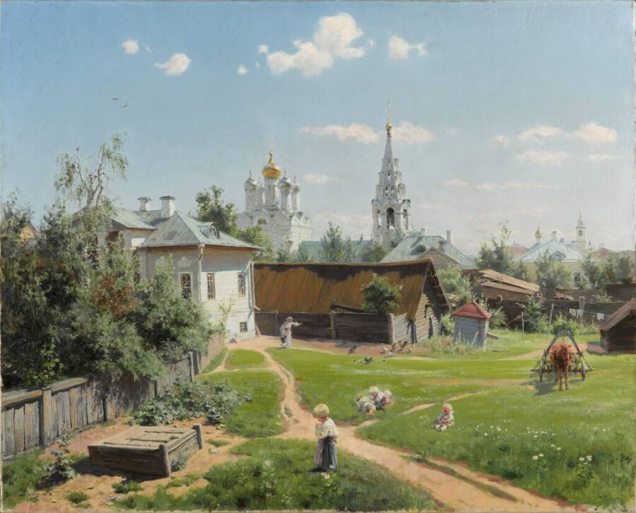 «Московский дворик», 1878 год. Из собрания Третьяковской галереи