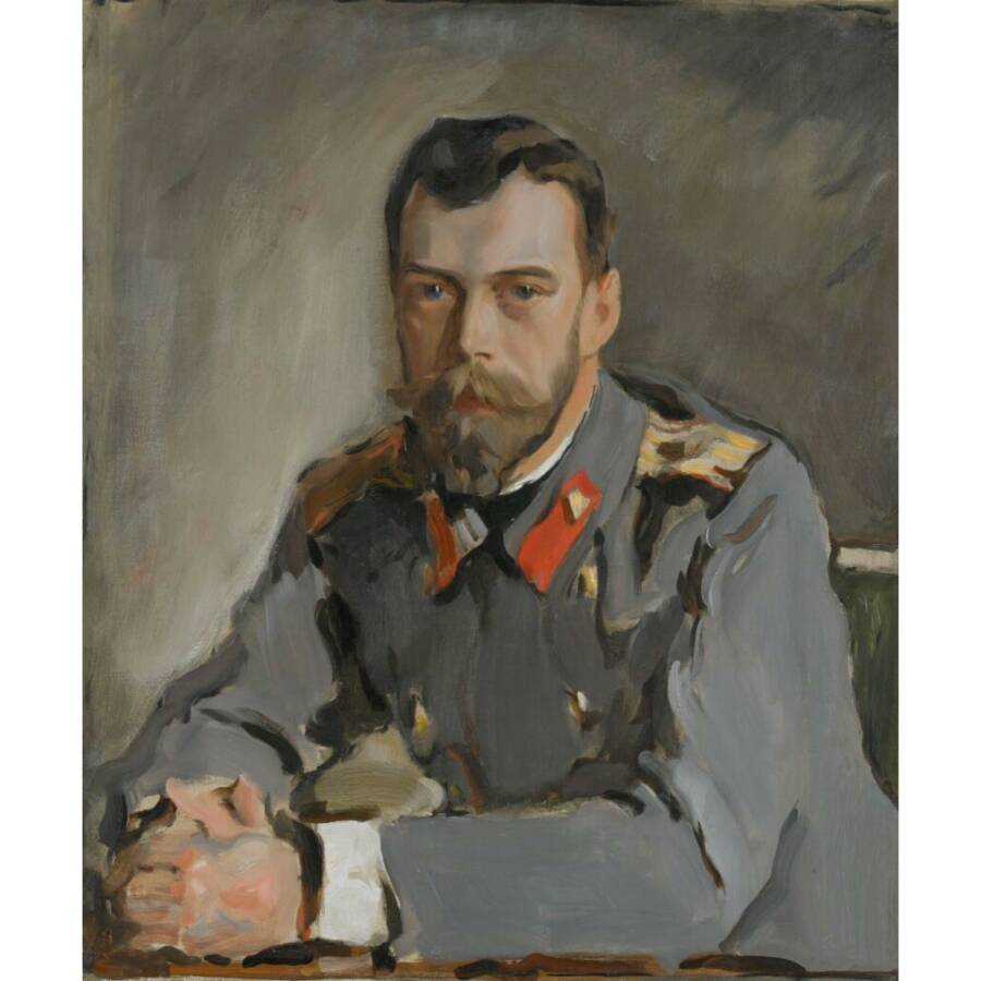 В.А. Серов. Портрет императора Николая II (1868-1918), 1900 год. Из собрания Третьяковской галереи