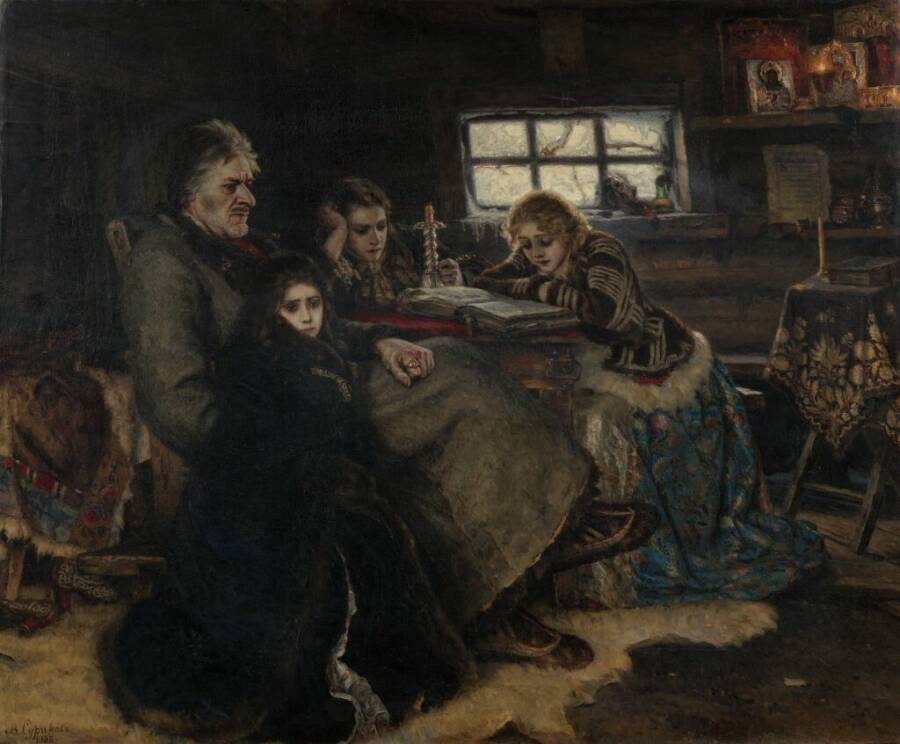 В.И. Суриков «Меншиков в Березове», 1883 год. Из собрания Третьяковской галереи