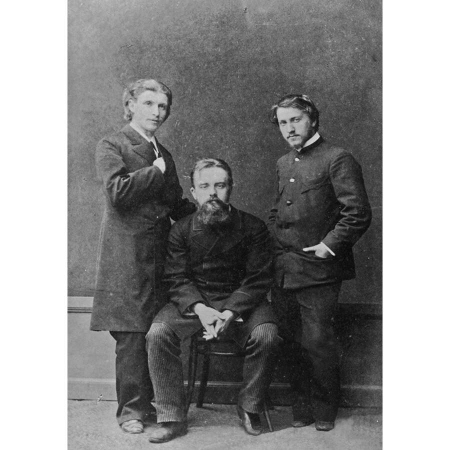 Русские художники - Врубель М.А, В.Д.фон Дервиз, Серов В.А. 1883-1884 гг.