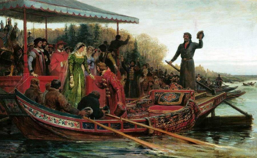 Ф.А. Бронников «Встреча царевны», 1883 год