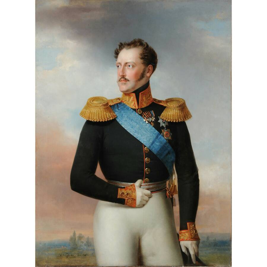 В.А Голике. Портрет Николая I, 1843 год. @ Государственный Русский Музей