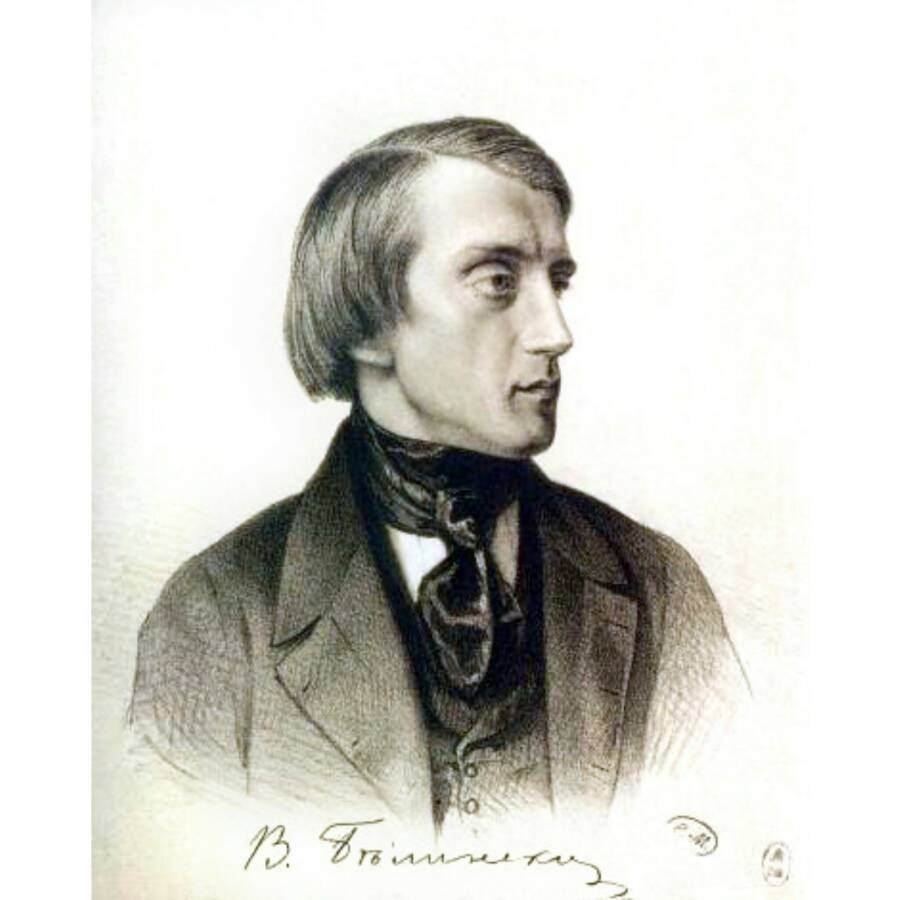 К.А. Горбунов. Виссарион Белинский в 1843 году.