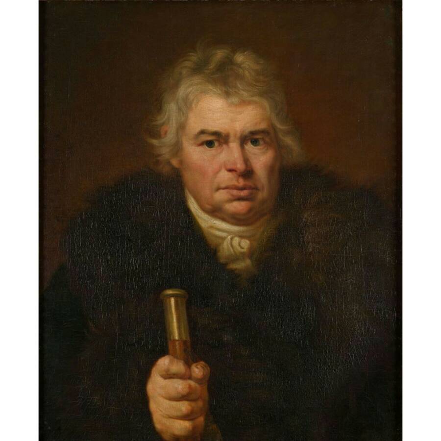 Портрет Адама Карловича Швальбе, отца художника. Не позднее 1829 года, из собрания Третьяковской галереи