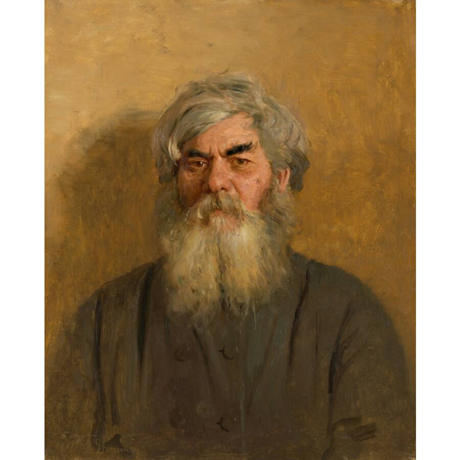 И.Е. Репин «Мужик с дурным глазом», 1877 год. Из собрания Третьяковской галереи