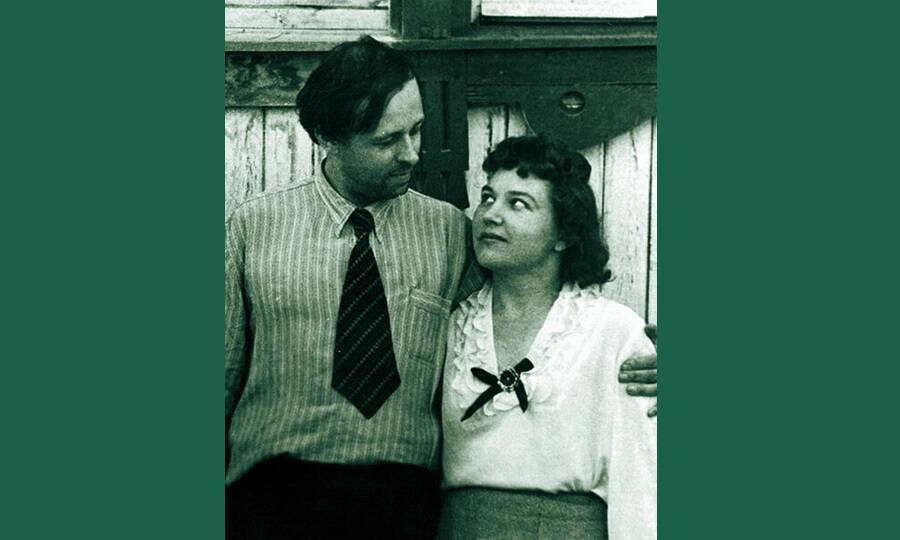 Андрей Сахаров с первой женой Клавдией Вихиревой, начало 1950-х гг. 