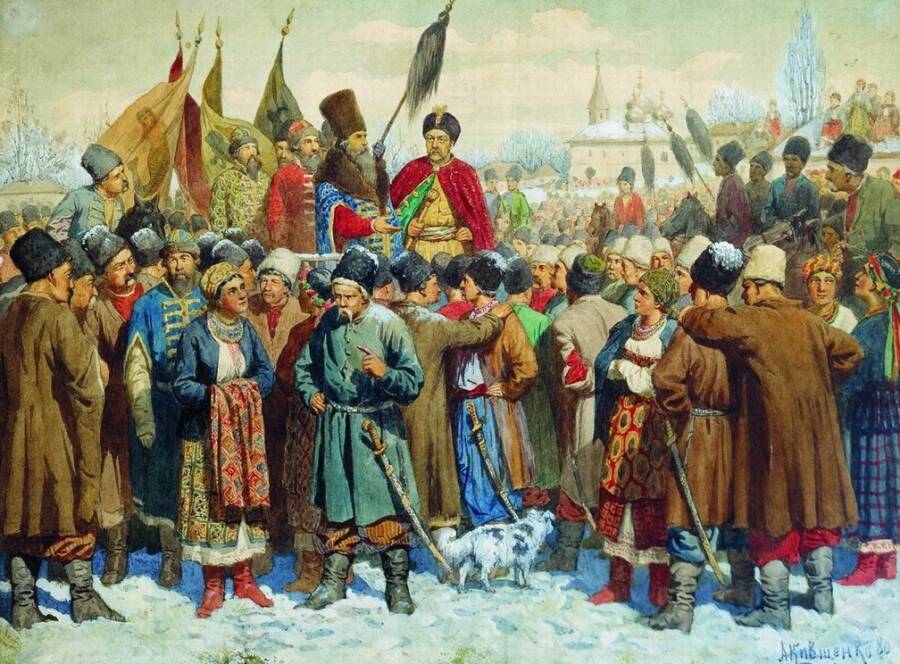 А.Д. Кившенко «Переяславская рада. 1654 год. Воссоединение Украины»