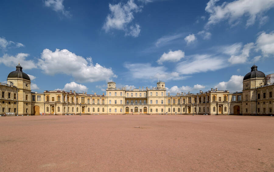 Гатчинский дворец, южный фасад. «© Алексей Фёдоров, Wikimedia Commons» CC BY-SA 4.0
