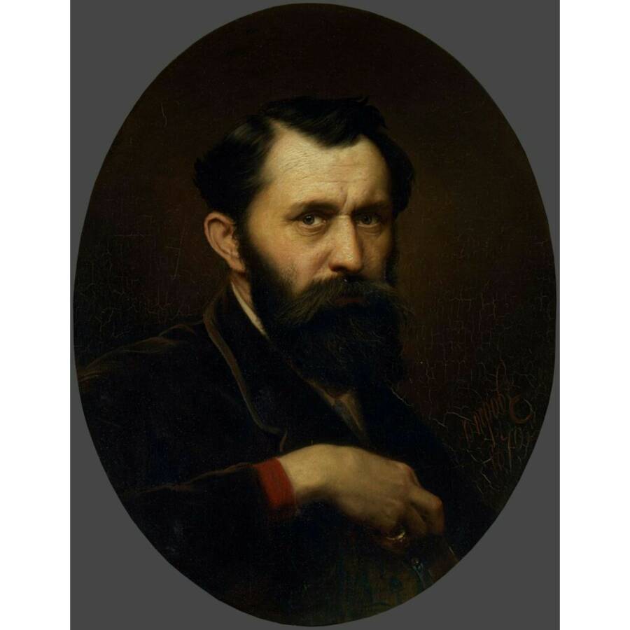 Автопортрет, 1870 год. Из собрания Третьяковской галереи