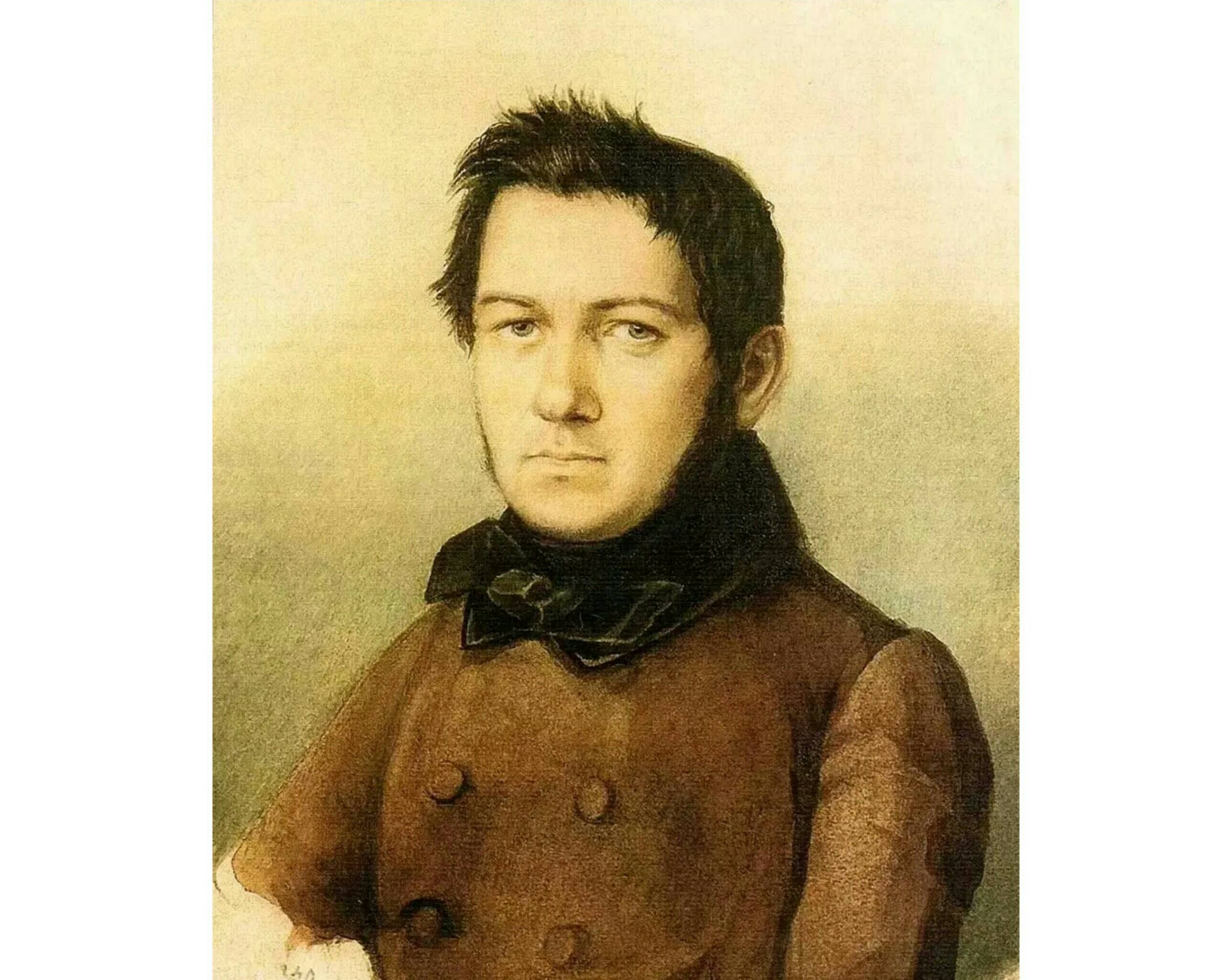 Я.Ф. Яненко «Портрет Михаила Ивановича Глинки», около 1840 года.
