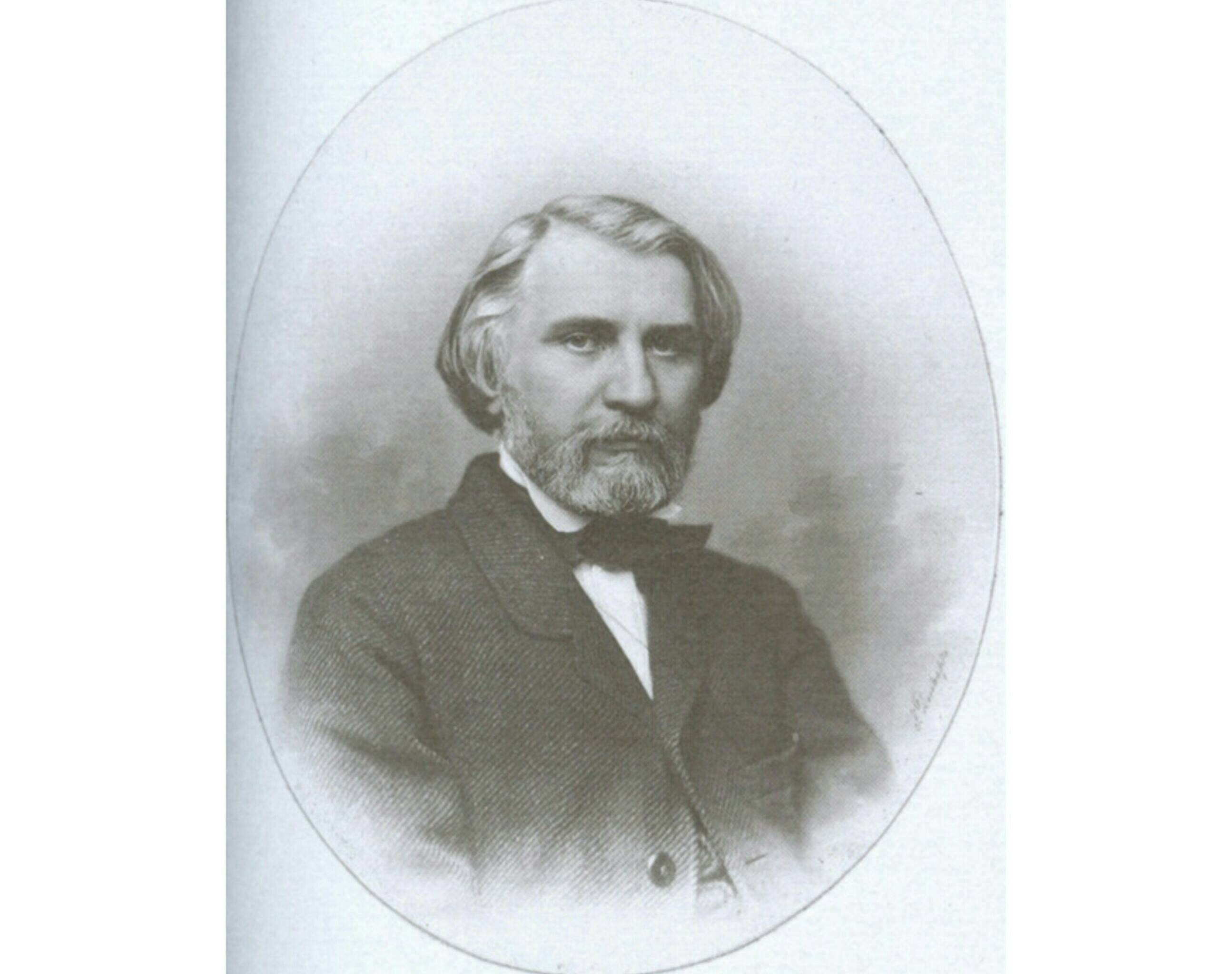 И.С. Тургенев, фото А.И. Деньера, 1859 год.