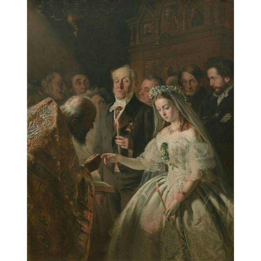 «Неравный брак», 1862 год. Из собрания Третьяковской галереи