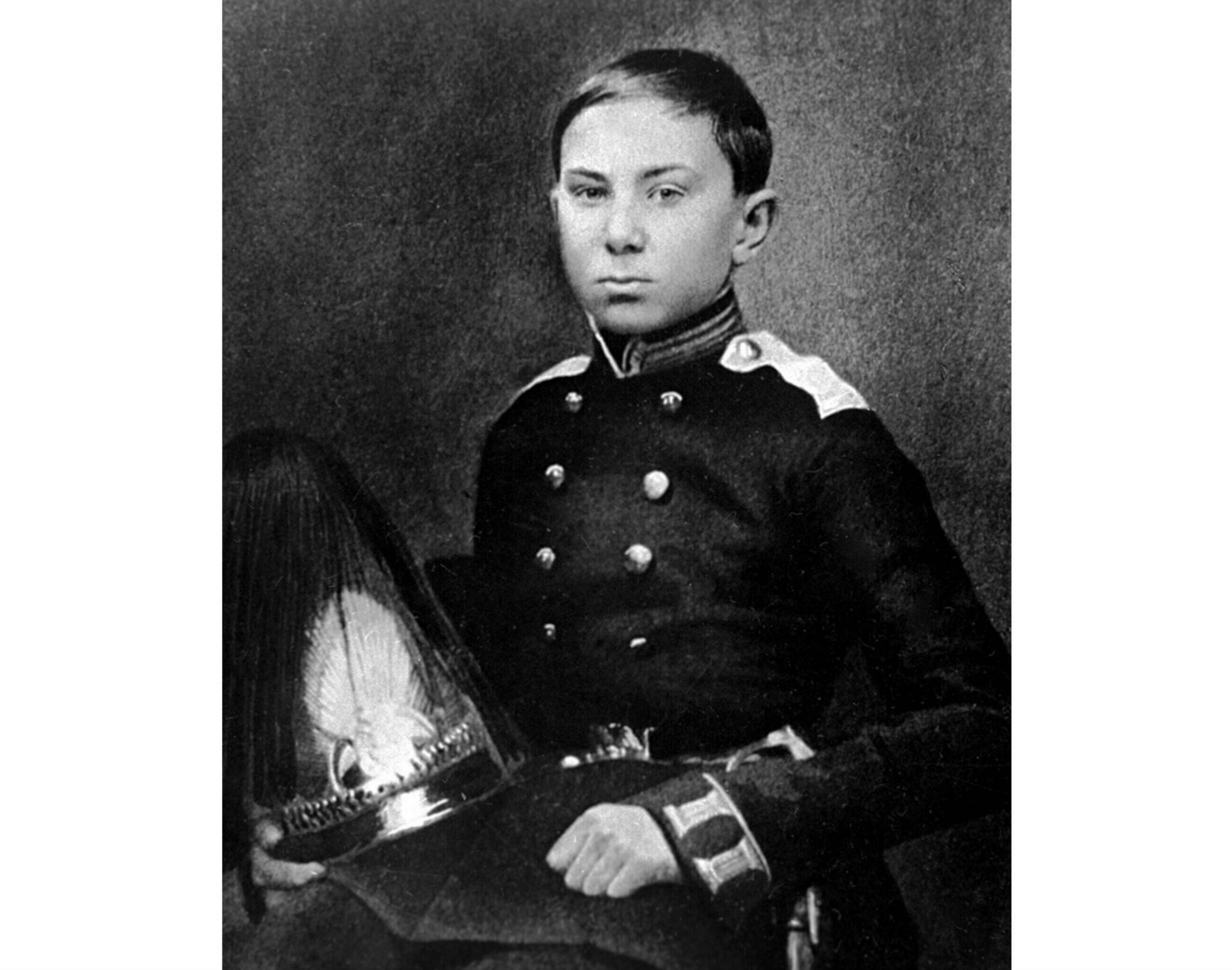 Николай Римский-Корсаков - кадет Морского корпуса, 1856 год.