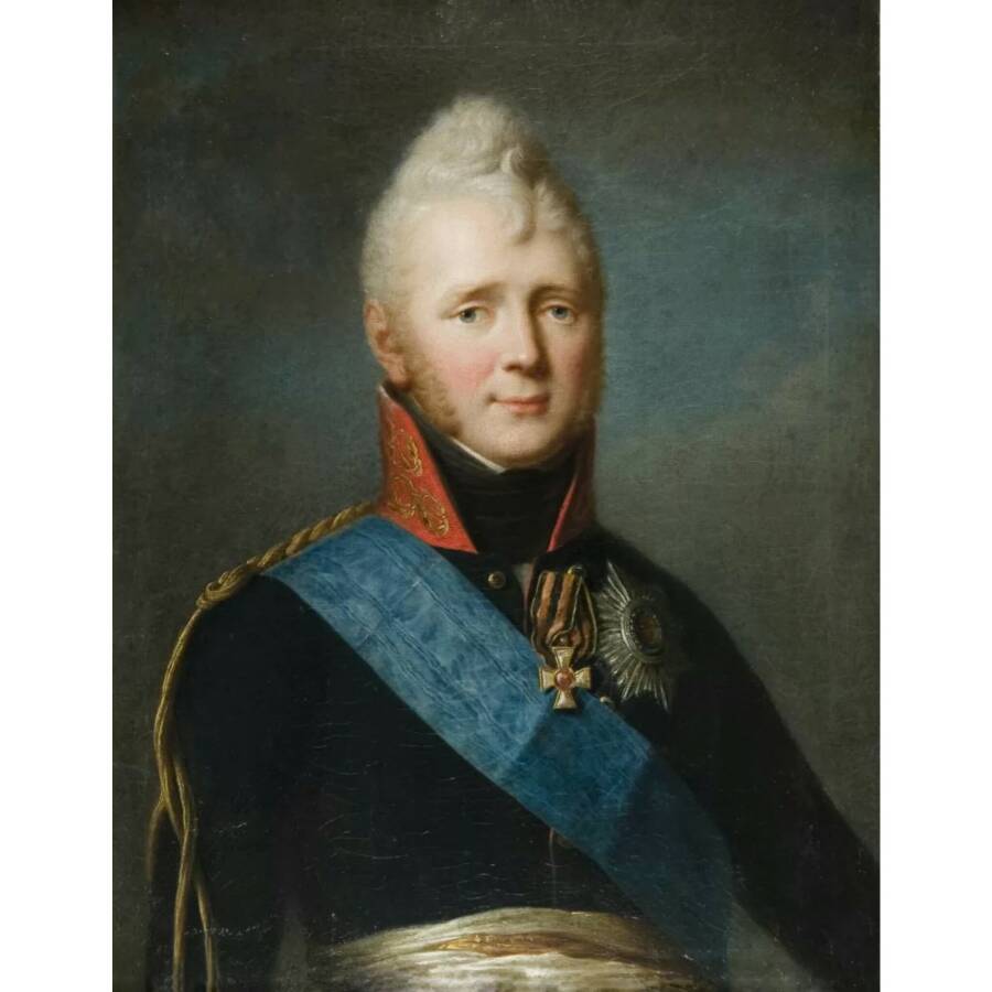 Портрет императора Александра I. Неизвестный художник. 1800-е гг. Государственный Исторический Музей