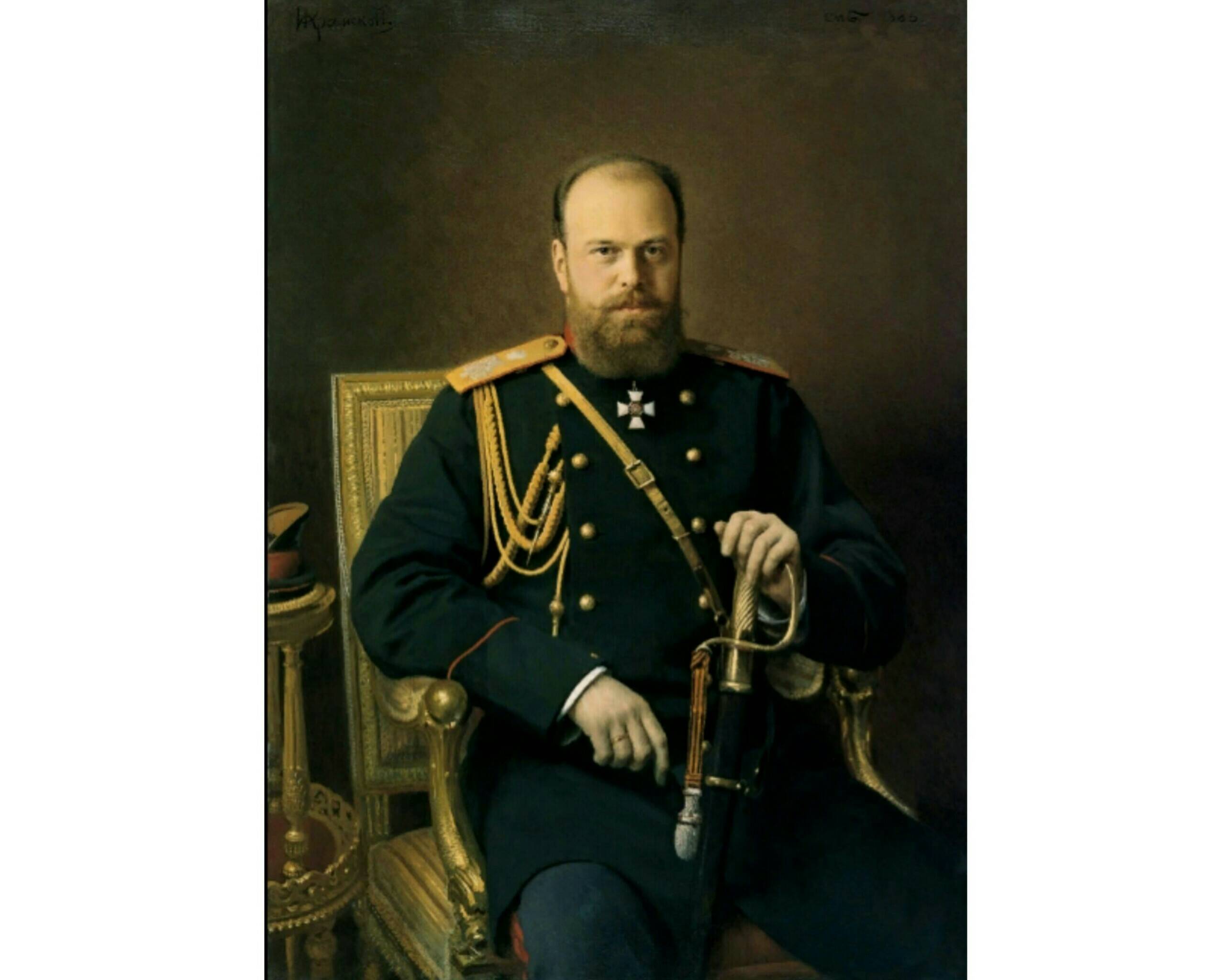 И.Н. Крамской. Портрет Александра III (1886 год). © Государственный Русский музей