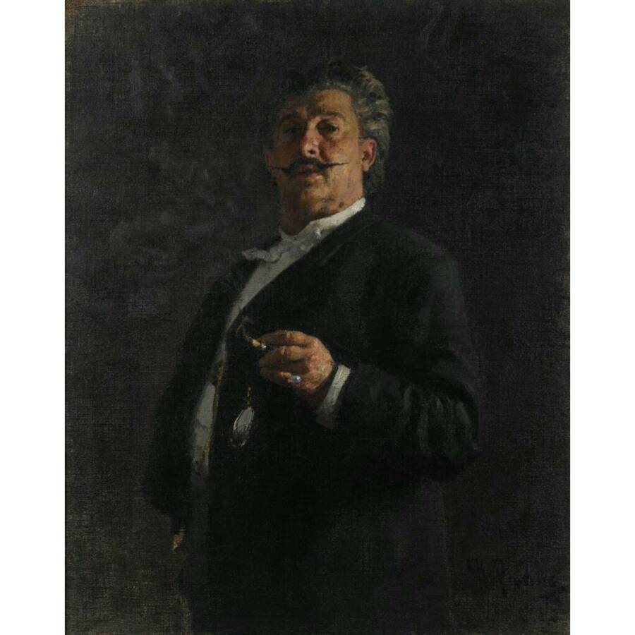 И.Е. Репин «Портрет М.О. Микешина», 1888 год. Из собрания Третьяковской галереи