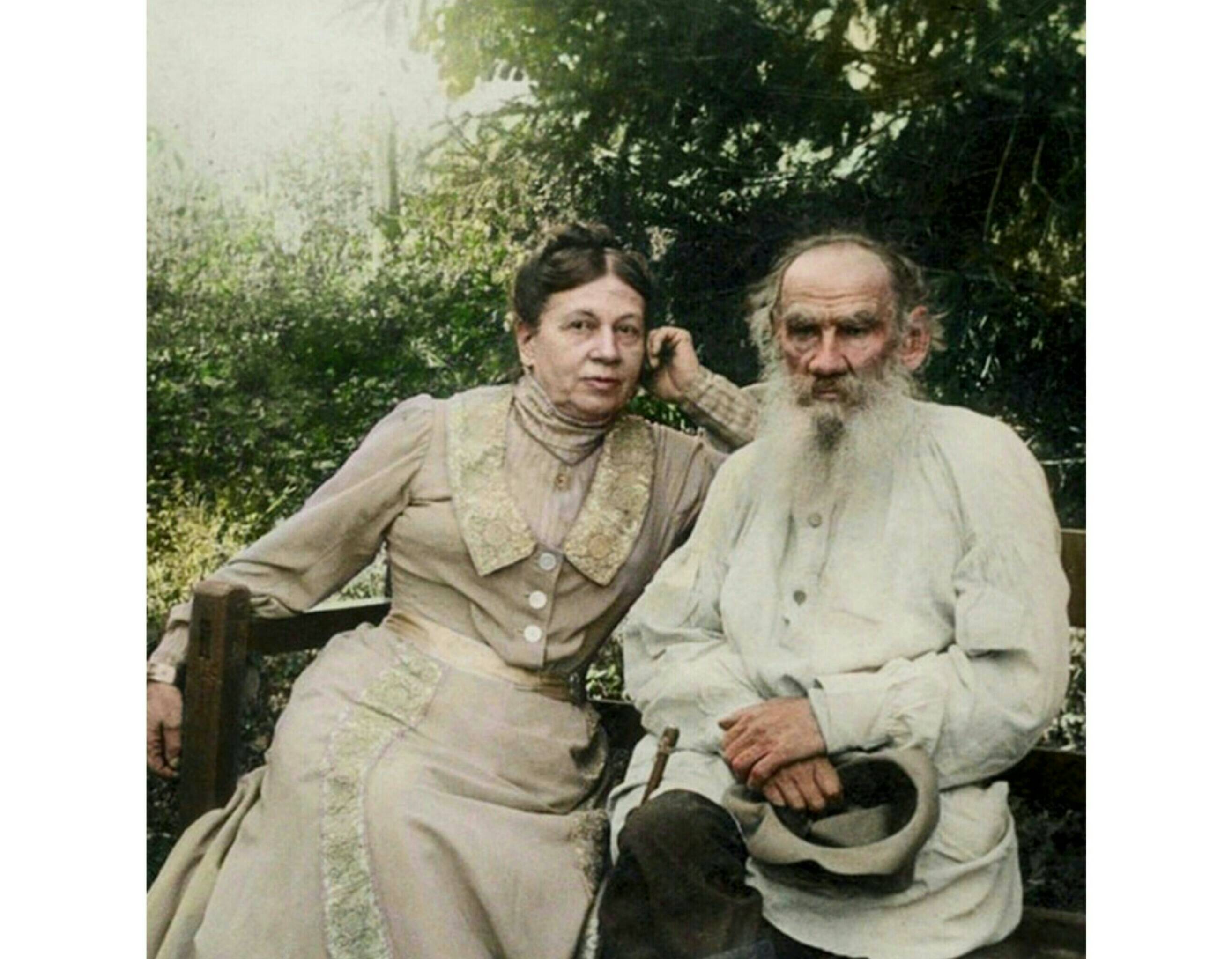 Софья Андреевна и Лев Николаевич